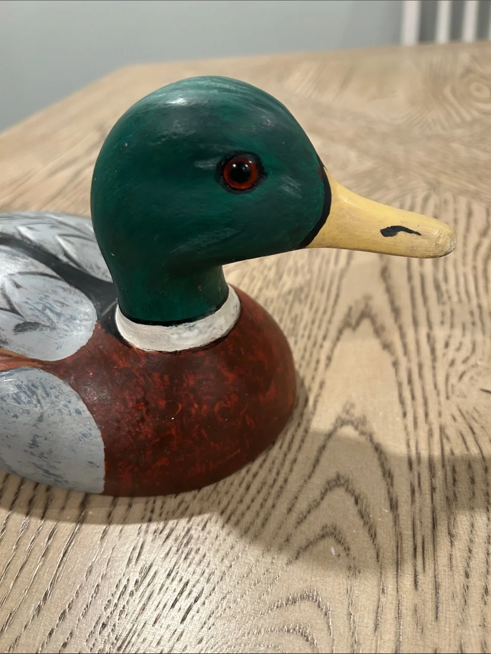 Hand-Painted Mallard Duck Decorative